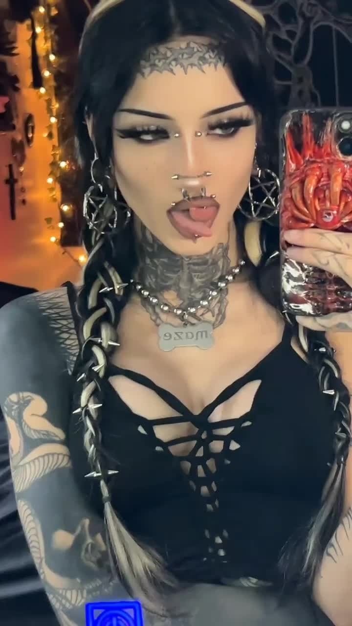 Video by Lauren with the username @Laurenn,  February 20, 2024 at 10:04 PM. The post is about the topic Classy Sexy Goth Girls