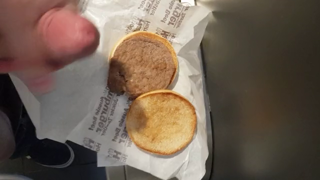 Burger with cum