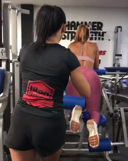 Video by Zanzibar75 with the username @Zanzibar75,  March 29, 2020 at 3:01 PM. The post is about the topic Ass and the text says 'Ass Out Gym Prank'