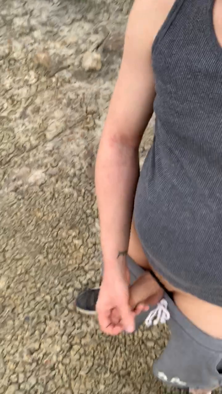 Video by jlee151 with the username @jlee151, who is a star user,  May 1, 2020 at 4:05 AM. The post is about the topic Gay Amateur and the text says 'edging while on a hike'