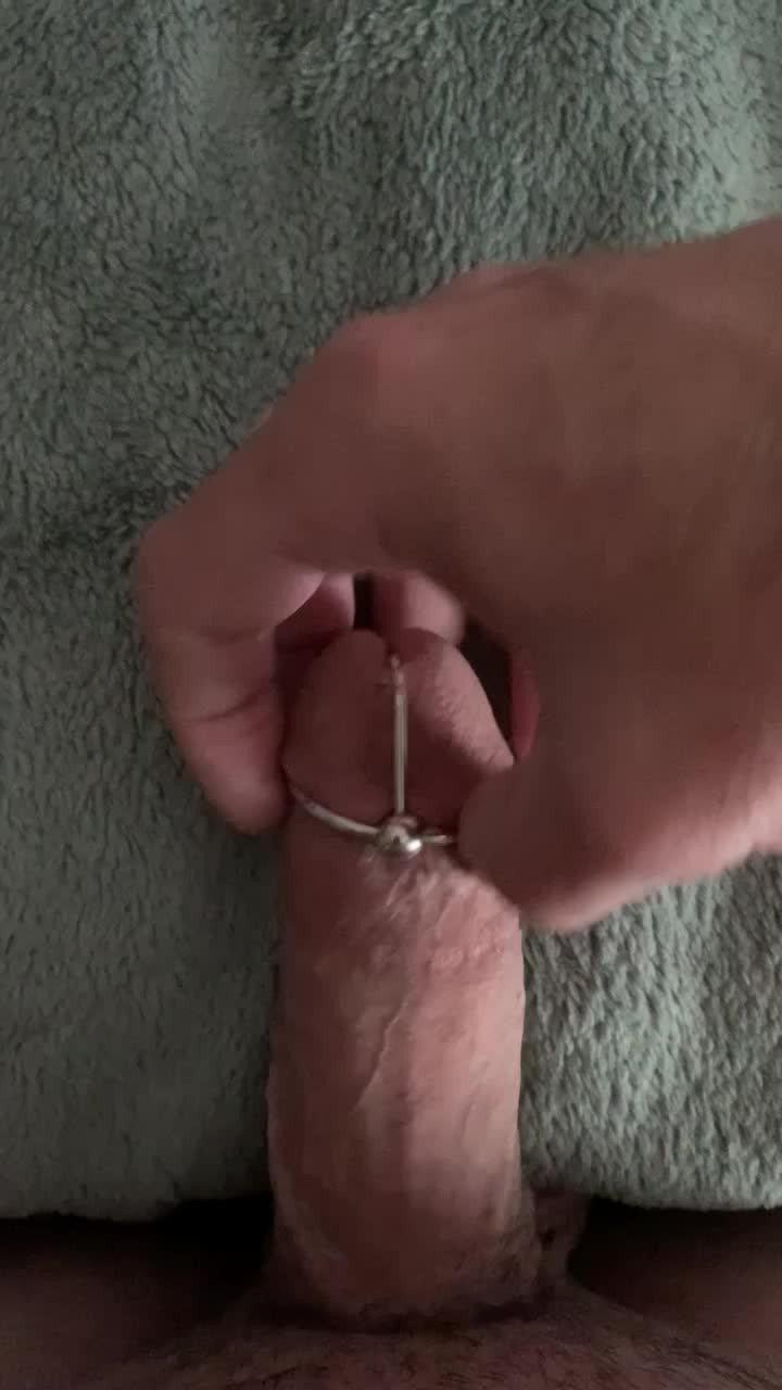 Video by MrGoodcock with the username @MrGoodcock,  September 3, 2021 at 4:36 PM. The post is about the topic Penis plug and the text says 'new 10mm plug'