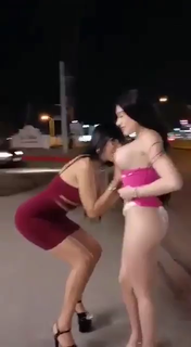 Video by XTube with the username @xtube, who is a verified user,  May 15, 2020 at 3:59 AM. The post is about the topic Teen and the text says 'Fun on Highway. Two Lesbian girls. Outdoor sex #outdoorsex #publicsex'