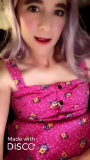 Video by Shonni B with the username @ShonniB, who is a verified user,  September 23, 2022 at 1:56 AM. The post is about the topic Crossdressers and the text says 'cum with me'