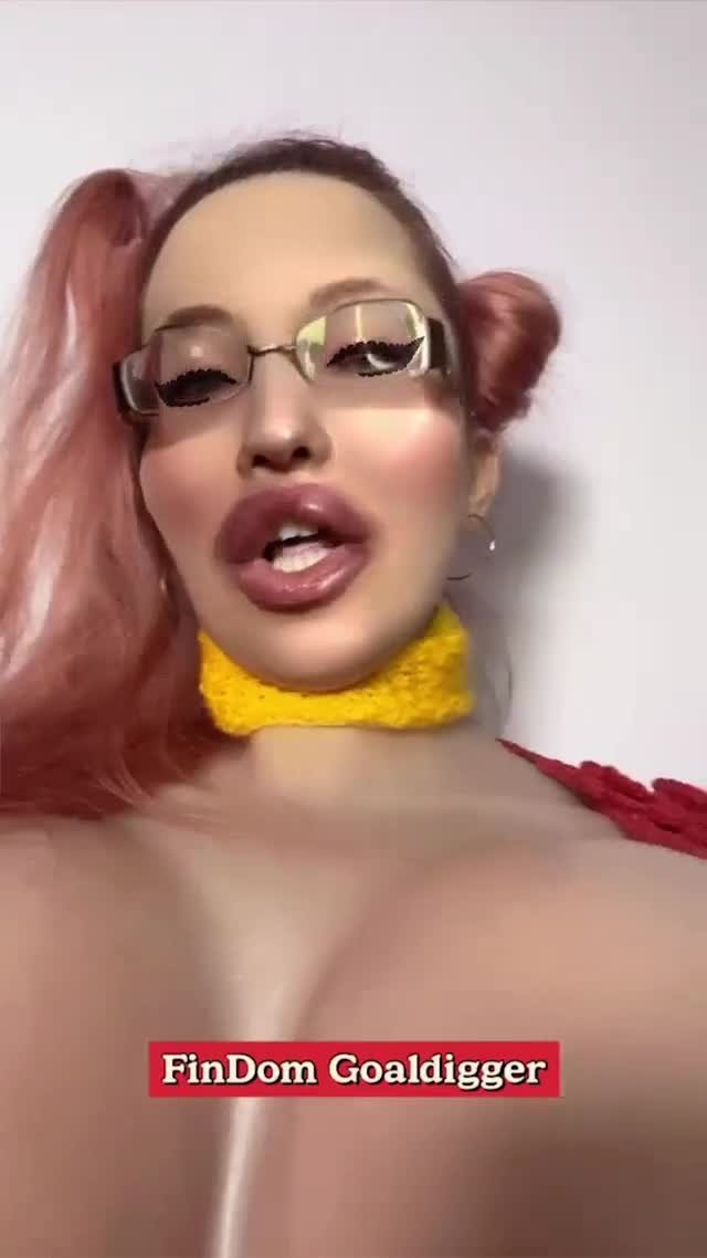 Video by FinDom Goaldigger with the username @findomgoaldigger, who is a star user,  February 22, 2023 at 4:10 PM and the text says 'Fall into Me! I make you feel things that no one else has ever make you feel! You are my thoughtless dependent submissive for ME. I want to keep you dependent and submissive for ME. You love Jessica Rabbit FinDom Goaldigger! Fall into Me even further. I..'