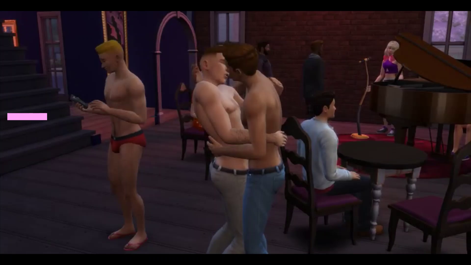Video by Sims4Men with the username @Sims4Men, who is a verified user,  August 28, 2019 at 1:41 PM. The post is about the topic Gay and the text says 'Sex in Public
When Andy's BF asked to have sex in public, Joe had no idea it would be with so many dudes!!'