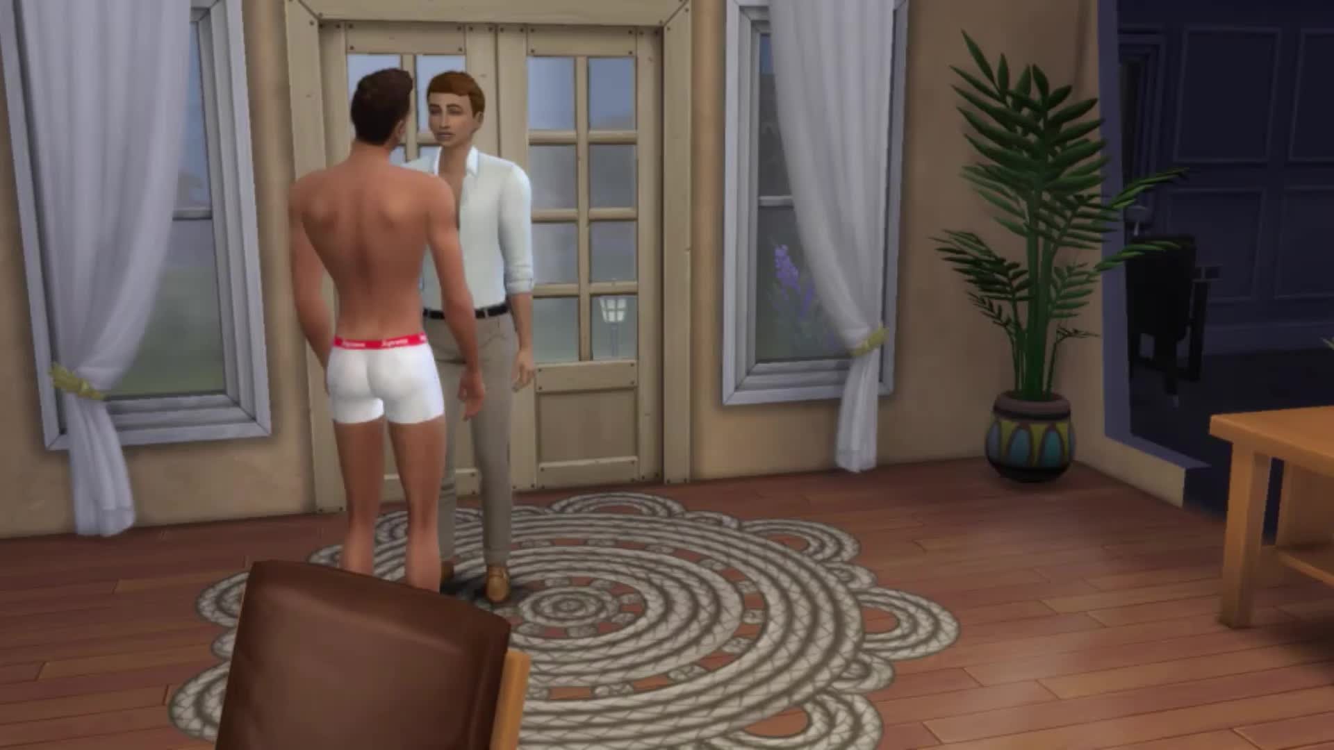 Video by Sims4Men with the username @Sims4Men, who is a verified user,  February 13, 2024 at 11:38 AM. The post is about the topic Gay and the text says 'The Butthole Inspector'