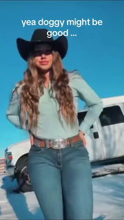 Video by Luna Rose with the username @MsLunaRose, who is a star user,  February 28, 2024 at 6:30 PM. The post is about the topic Tiktok xxx and the text says 'Doggy or cowgirl? Both 😇'