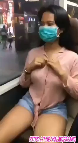 Video by Daniel Lugo with the username @daniellugo1910,  August 6, 2020 at 2:22 PM. The post is about the topic Naked in public and the text says 'Malay friend flash boobs in public 😍 #malay #naughty #boobs'