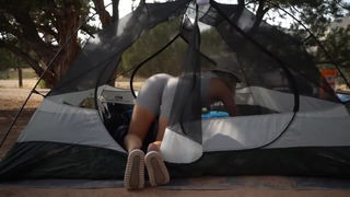 Video by Markus Dealer with the username @MarkusDealer,  March 19, 2021 at 2:35 PM. The post is about the topic Public and the text says 'Having fun with GF at the hotel's SPA after camping'