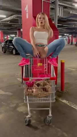 Video by Markus Dealer with the username @MarkusDealer,  November 23, 2021 at 3:24 PM. The post is about the topic Public and the text says 'I like to masturbate before shopping'