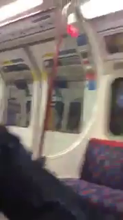 Video by Nastyfistpig32 with the username @Nastyfistpig32,  January 1, 2019 at 5:38 PM. The post is about the topic Public Boys and the text says 'cumming on the Tube in London'