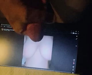 Video by Red-D with the username @Red-D,  October 21, 2021 at 6:44 AM. The post is about the topic Cum tributes and the text says 'Love to cum on @Lovetoshow
Such great tits!!'