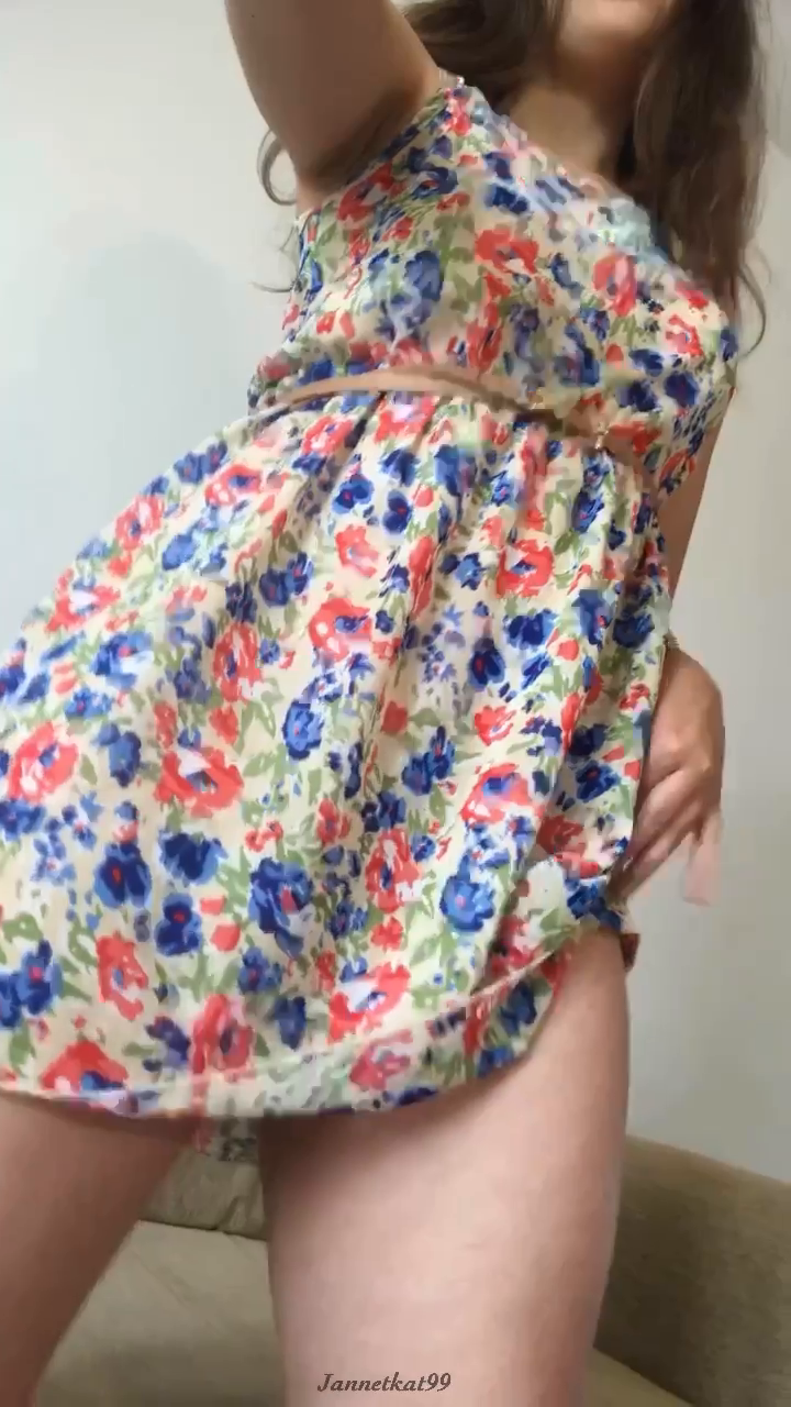 Video by Janne Kat with the username @Jannetkat99, who is a star user,  June 25, 2020 at 2:15 PM and the text says 'Ready to go to the market, but a little horny.Cum and see how I took care of this problem on my OnlyFans 😈- https://onlyfans.com/jannetkat99 .Warning: it gets creamy 💦'