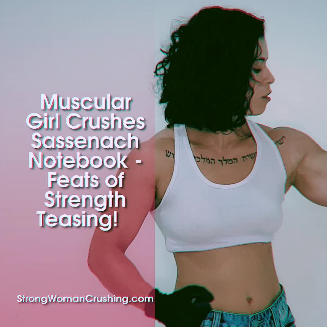 Watch the Video by MusclegirlStrength with the username @MusclegirlStrength, who is a brand user, posted on March 9, 2024 and the text says 'Muscular Girl Crushes Sassenach Notebook - Feats of Strength Teasing! 💪
Full Video: fbbstrength.com

Check out our site for jaw-dropping displays of muscular female bodybuilders showcasing their strength, from bending metal to crushing things and..'