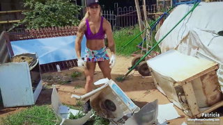 Video by MusclegirlStrength with the username @MusclegirlStrength, who is a brand user,  June 25, 2024 at 1:15 AM and the text says 'Muscle Patricia Crushes Metal Stove with Insane Strength!:
https://bit.ly/3DAsMhD

Patricia smashes lots of metal and destroys a metal stove and a washing machine powerfully.

#musclegirl #musclegirllove #femalemuscle #femalemuscles #featsofstrength..'