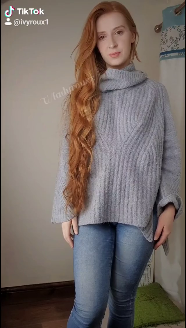 Video by Anamika199 with the username @Anamika199,  January 1, 2021 at 7:54 PM. The post is about the topic Teen and the text says '💓💕💓  #teen #horny #redhead #tiktok'