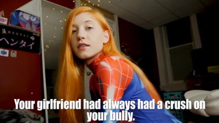 Video by StatVar with the username @StatVar,  February 14, 2021 at 11:00 PM. The post is about the topic Cuckold Captions and the text says 'Spider-Man'