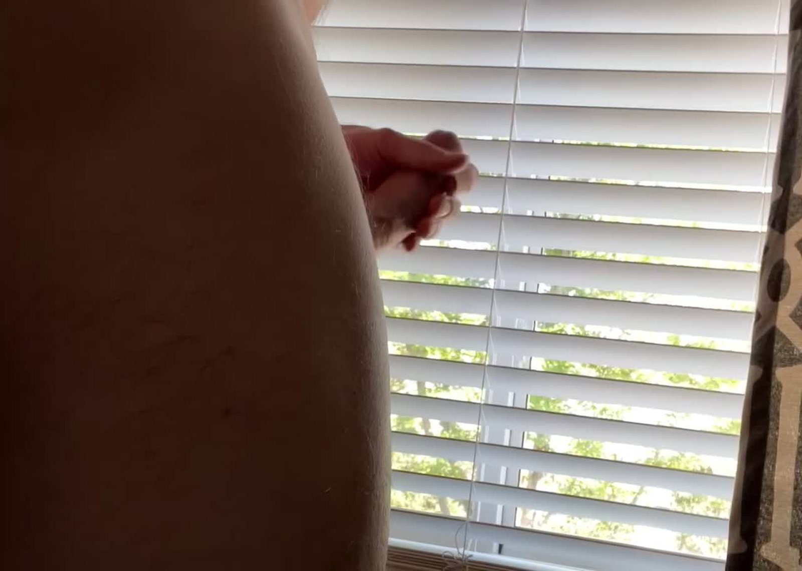 Video by GunnerJackson with the username @GunnerJackson, who is a verified user,  August 16, 2021 at 11:33 AM. The post is about the topic Jerk off and the text says 'I can see my car ftom here'