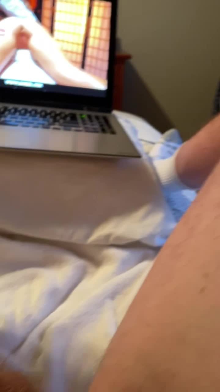 Video by GunnerJackson with the username @GunnerJackson, who is a verified user,  January 31, 2023 at 2:42 PM. The post is about the topic Just Ejaculation and the text says 'Sweet shit, I needed this..'