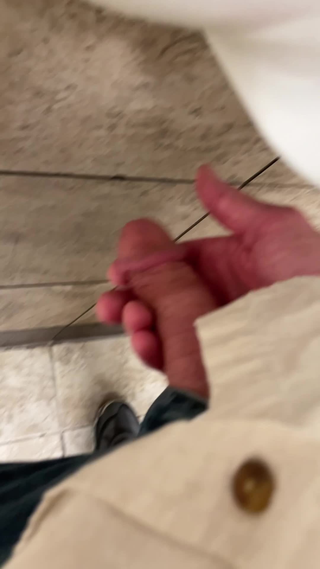 Video by GunnerJackson with the username @GunnerJackson, who is a verified user,  November 19, 2023 at 12:08 PM. The post is about the topic Show your DICK and the text says 'Who else hits the gas station bathroom to wash and dry his cock after getting sucked off by some dude?'