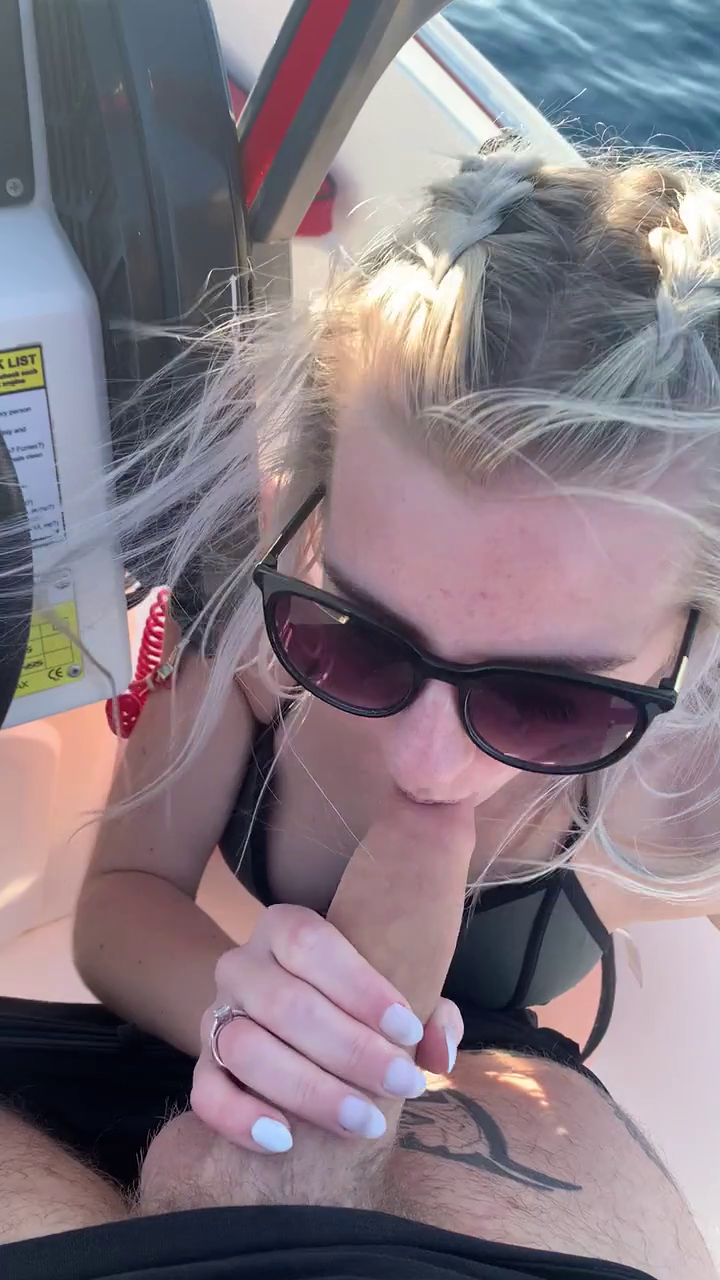 Video by blondegabie with the username @XblondegabieX, who is a star user,  October 31, 2020 at 8:51 AM. The post is about the topic blowjob and the text says 'crossing the Mediterranean 🛳😈'