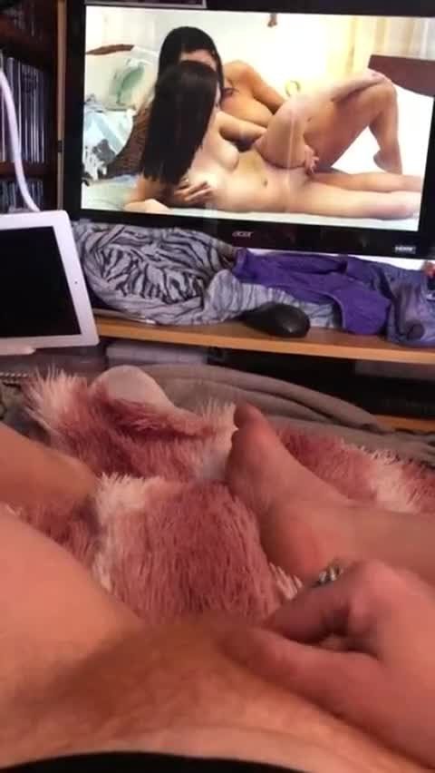 Shared Video by SakuraSxxt with the username @SakuraSxxt,  May 13, 2024 at 10:16 PM and the text says 'Love listening to her cum watching porn..'