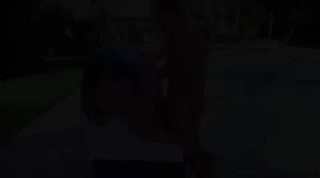 Video by Glumac09 with the username @Glumac09,  October 14, 2021 at 2:31 AM. The post is about the topic Creampie and the text says 'Hot busty teen spreads her sexy legs by the pool so that he fills her beautiful tight pussy with his warm juice🤤🔥🔥🔥💦💦💦'