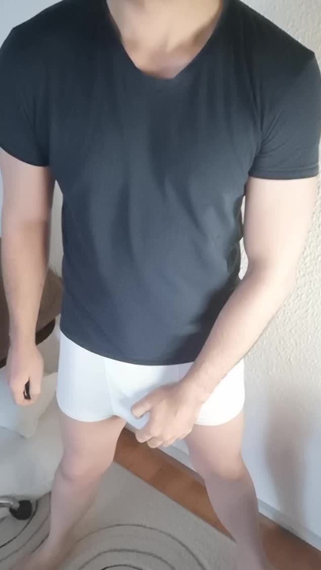Video by bobby69b with the username @bobby69b, who is a verified user,  January 14, 2021 at 9:57 PM. The post is about the topic Gay Amateur and the text says 'white boxers'