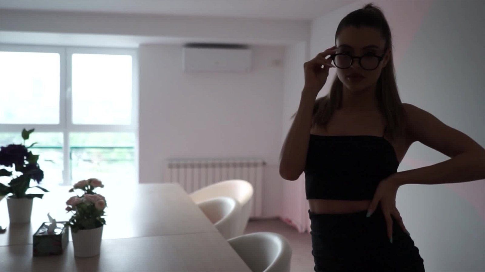 Video by Stripchat with the username @Stripchat, who is a brand user,  May 11, 2024 at 6:00 AM. The post is about the topic Office and the text says 'Did someone say dream girl? [HaileyMadow]'