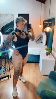 Video by Stripchat with the username @Stripchat, who is a brand user,  August 21, 2024 at 3:00 PM. The post is about the topic Beauty of the Female Form and the text says 'Things are heating up with [amy_ink]'