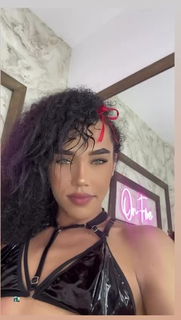 Video by Stripchat with the username @Stripchat, who is a brand user,  September 18, 2024 at 8:00 AM. The post is about the topic Trans Women and the text says 'This hottie is online now! [Paris_Miller]'