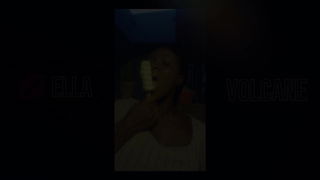 Video by Stripchat with the username @Stripchat, who is a brand user,  December 18, 2024 at 3:00 PM. The post is about the topic Black Beauties and the text says '#Humpdayvibes with [ellavolcane]'