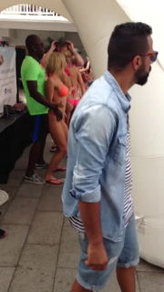 ^Miami Pool Party Part 1 Interracial dancing (foreplay)