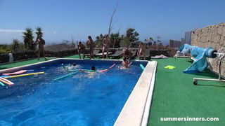 Video by AdultPrime with the username @adultprime, who is a brand user,  September 21, 2021 at 5:26 AM. The post is about the topic Pool Party and the text says 'SummerSinners fun times!'