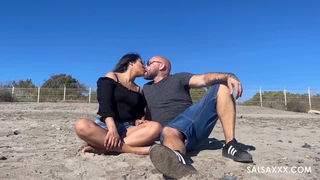 Video by AdultPrime with the username @adultprime, who is a brand user,  July 18, 2024 at 5:38 AM. The post is about the topic Wild, wild beach and the text says 'Blowjob on the beach by SalsaXXX.com 🇲🇽'