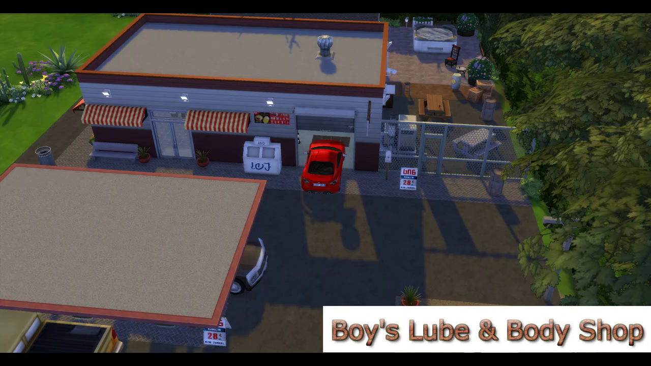 Video by Sims4Men with the username @Sims4Men, who is a verified user,  December 11, 2018 at 10:56 AM and the text says 'Boy's Lube & Body Shop'