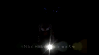 Video by Nikki Holland with the username @NikkiHolland, who is a star user,  November 20, 2018 at 10:34 AM. The post is about the topic Amateurs and the text says 'Outdoor summer evening sextape...Movie 9:14 . My very first really planned sextape. We where having a great time with the photoshots, that we forgot the time. When we started rolling it was getting dark. But any way it became a very hot movie'