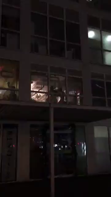 Group sex in front of the huge open window at street level&hellip;and being watched, just as they ho