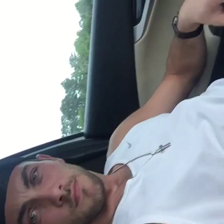Video by Man Tools with the username @mantools,  January 9, 2019 at 6:36 PM. The post is about the topic Men in Cars and the text says 'Playing with his dick'